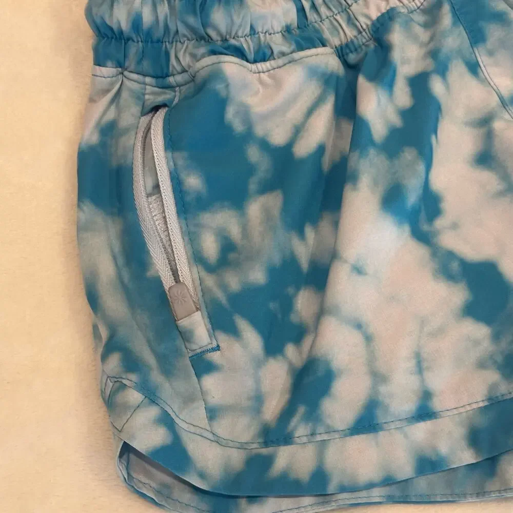 Athleta Girl Shorts sz 7 Athletic Shorts Blue Sports Shorts